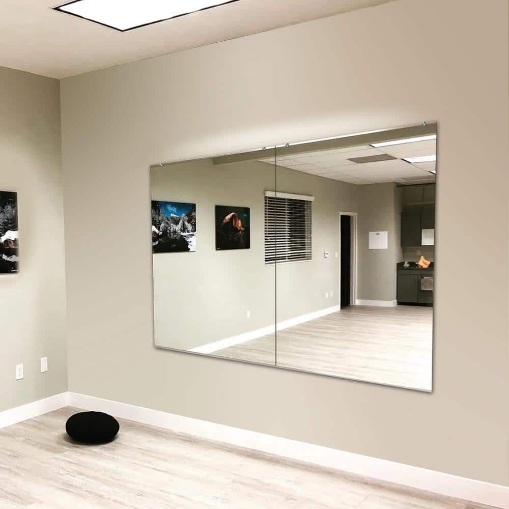 36 x 60 Inch Frameless Rectangular Wall Mirror