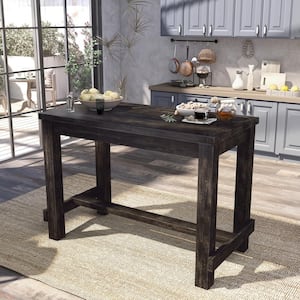 Anthus Antique Black Bar Table