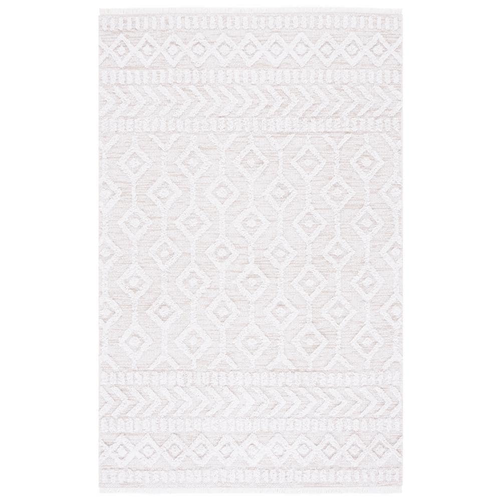 Augustine Ivory/Beige 8 ft. x 10 ft. Arrow Diamonds Area Rug price history on PriceWatchPro