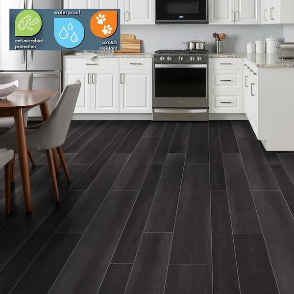 Maligne Valley Oak 22 MIL x Multi-Width x 48 in. L Click Lock Waterproof Luxury Vinyl Plank Flooring (23.44 sqft/case)
