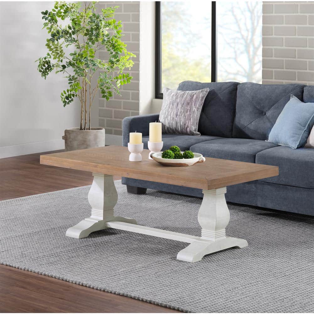 Martin Svensson Home Napa 50-In. White and Driftwood Brown