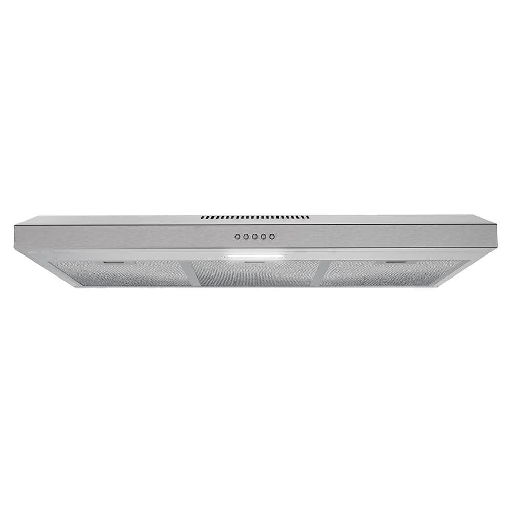 Streamline 36 in. Lagundo Ducted Under Cabinet Range Hood in Brushed ...