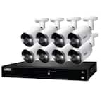 DIY 16 Channel 4K Ultra HD NVR with 3TB Hard Drive IP Security Camera System with 8 Smart Wired Cameras