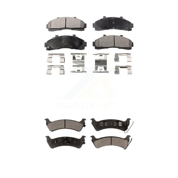 TEC Front Rear Ceramic Brake Pads Kit For 2001 Ford Explorer From 01 02 KTC-100351