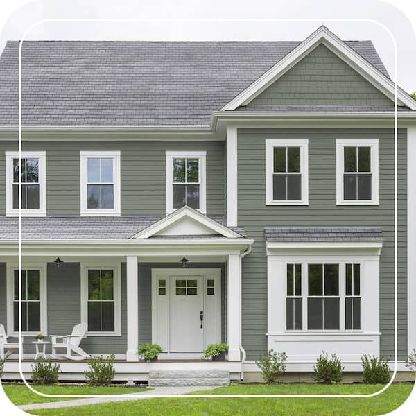 BEHR ULTRA - 1 gal. #BXC-72 Evergreen Trail Satin Enamel Exterior Paint & Primer