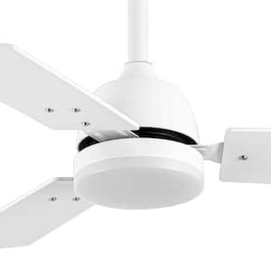 Lemar 36 in. Integrated LED Indoor White Ceiling Fans with Light and Remote Control Included