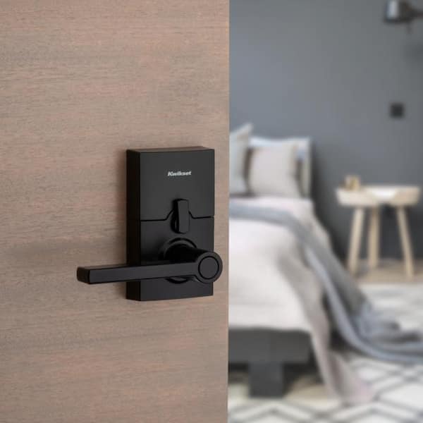 Kwikset SmartCode 917 Matte Black Contemporary Keypad Electronic