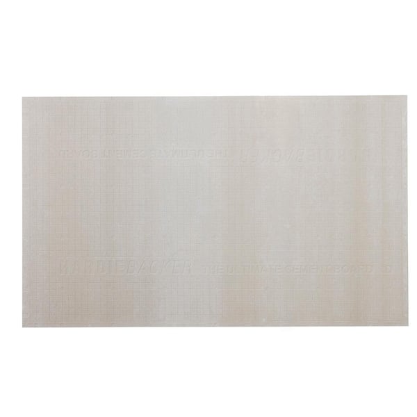 Hardie Backer 1/4 in. x 4 ft. x 8 ft. Cement Backer Board