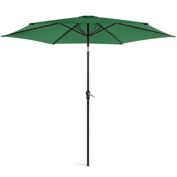 10 Ft Market Tilt Patio Umbrella, Best Crank And Tilt Patio Umbrella