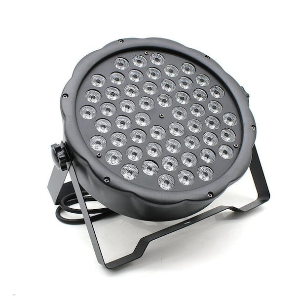 8.66 in. 162-Watt Equivalent RGB LED Dimmable Black High Bay Light DJ Light, Stage Light, Multi-Effect Party Light