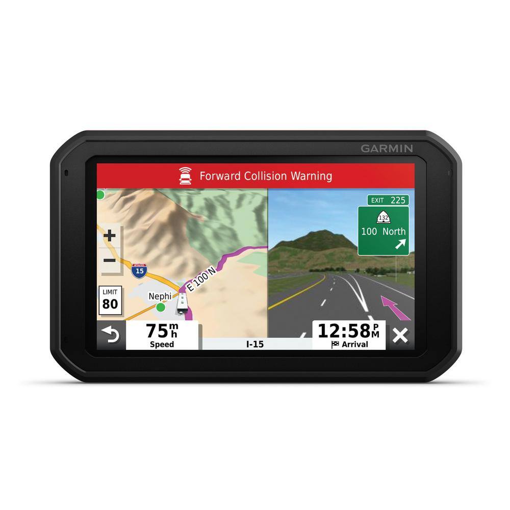Garmin RV 785 GPS Navigator with Bluetooth Lifetime Traffic Alerts and Garmin Rv 785 Gps Navigator With Built-in Dash Cam