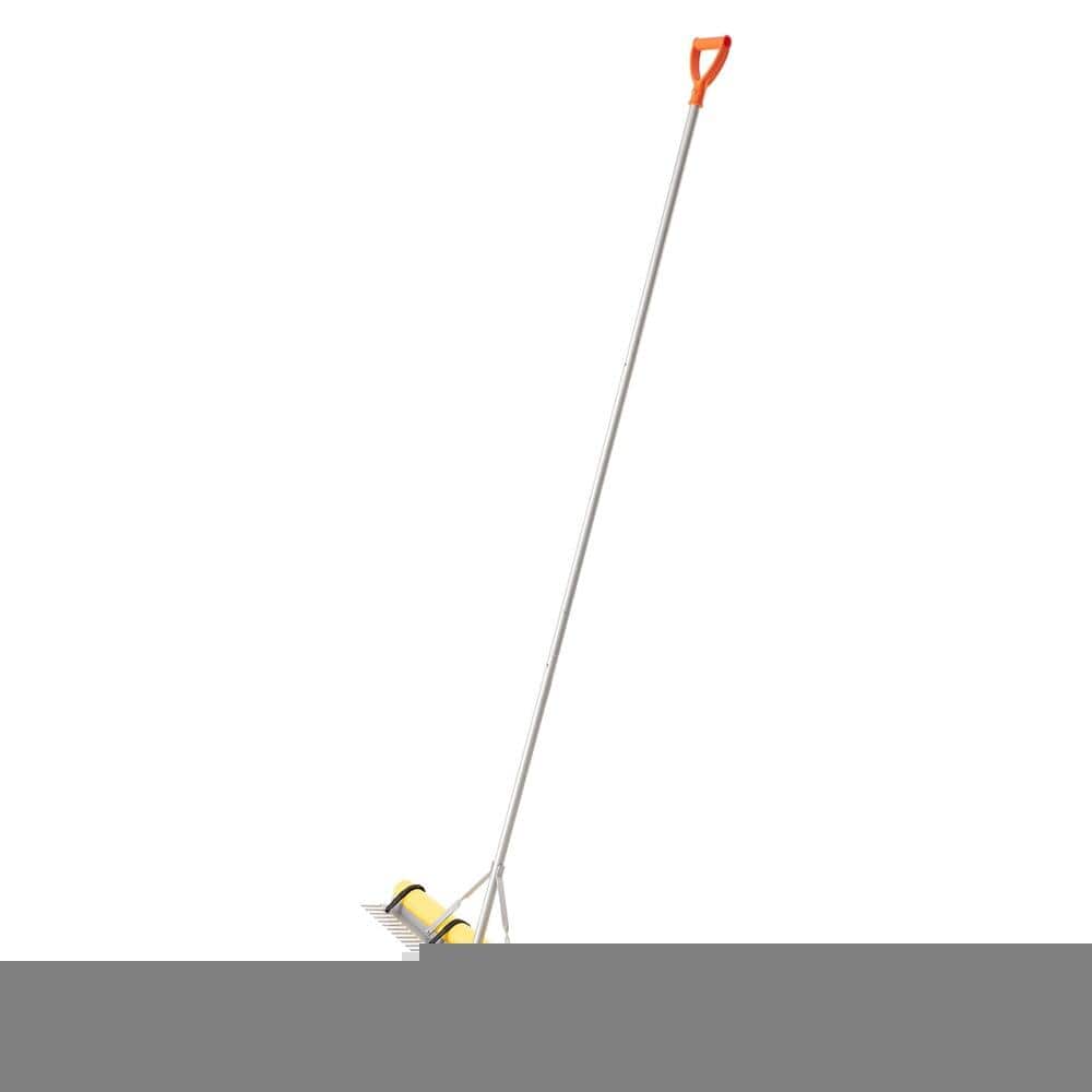 Landscape Rake 36 in Wide Head 133 in Aluminum Handle Heavy Duty Leaf Rake w/52 ft Rope Float for Lake Pond Yard price history on PriceWatchPro