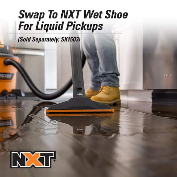 RIDGID NXT Floor Tool Soft Bristle Shoe Vacuum Attachment for
