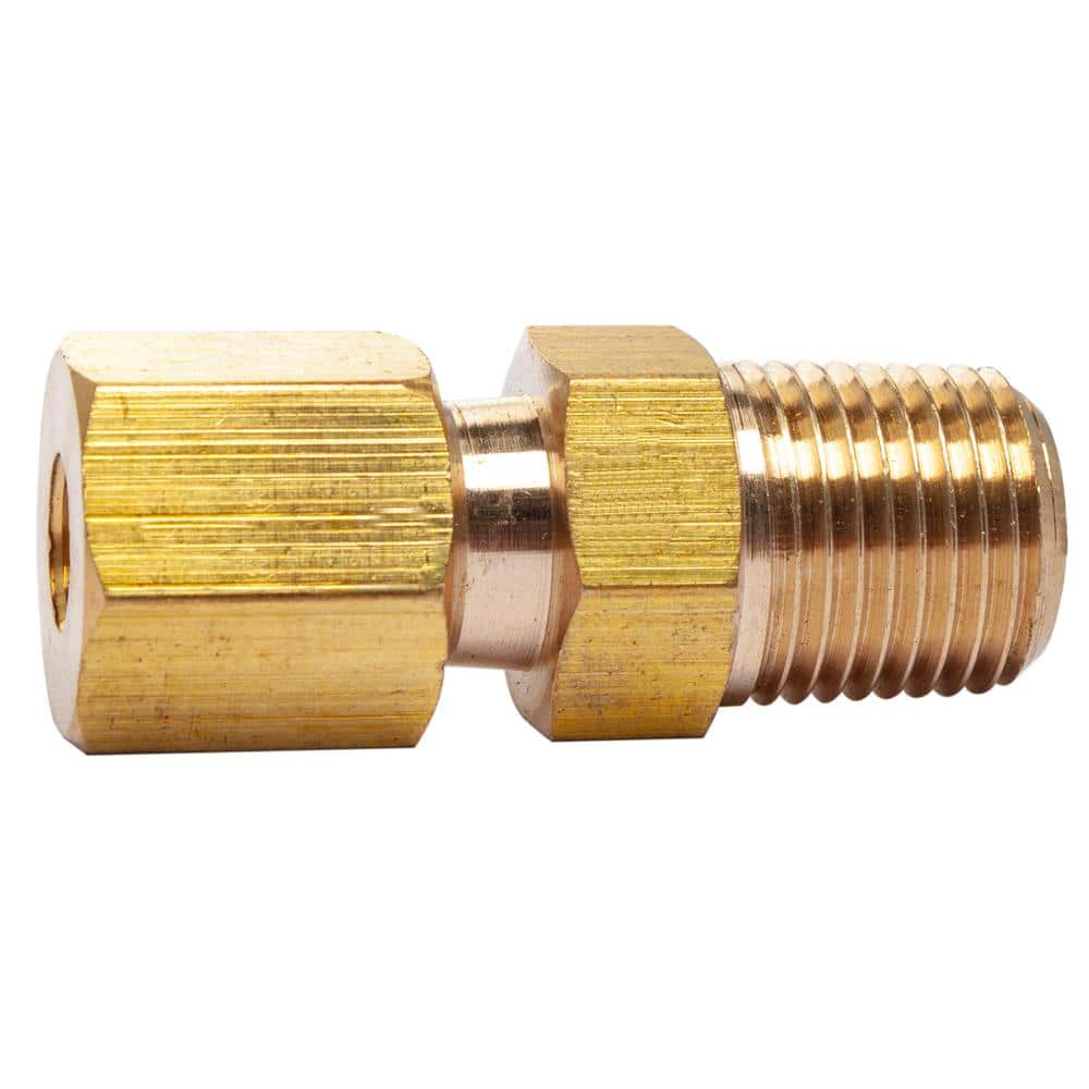 3/16" Tube OD Compression Elbow x 1/8" Male NPT Fitting Adapter Connector 