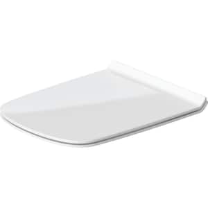 DuraStyle Elongated Closed Front Toilet Seat in. White