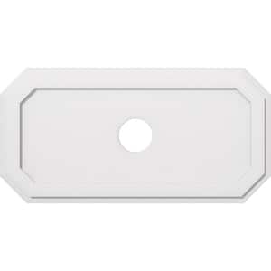 40 in. W x 20 in. H x 5 in. ID x 1 in. P Emerald Architectural Grade PVC Contemporary Ceiling Medallion