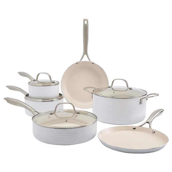 9 and 18 Piece Cookware Set Pots Pans Non Stick Cooking Aluminum Professional Ki 