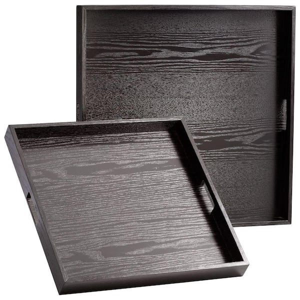Filament Design Prospect 2 in. x 19.75 in. Wood Tray (Set of 2)
