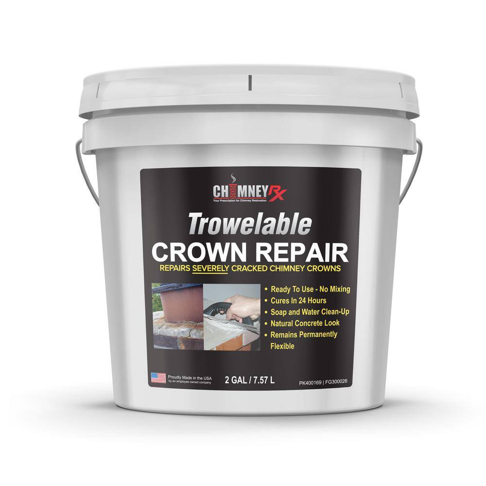 2 gal. Trowelable Chimney Crown Repair Coverage Area 28 sq. ft. price history on PriceWatchPro