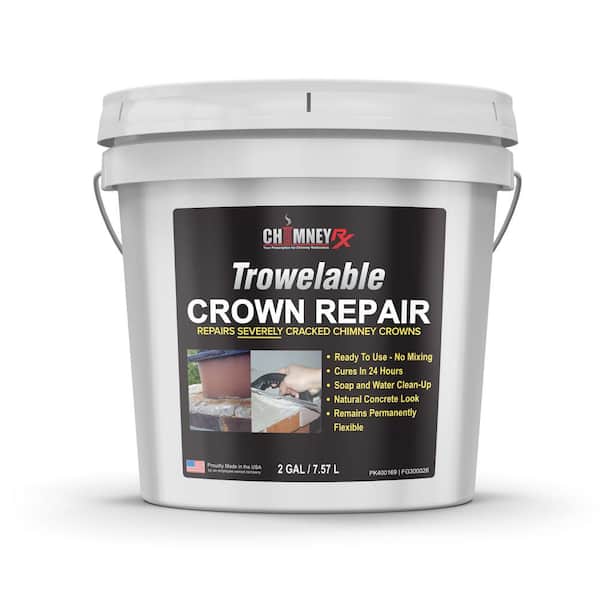 2 gal. Trowelable Chimney Crown Repair Coverage Area 28 sq. ft.
