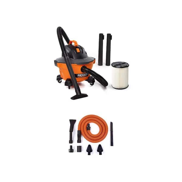 6 Gallon 3.5 Peak HP NXT Shop Vacuum with 1-1/4 in. Car Cleaning Kit Combo