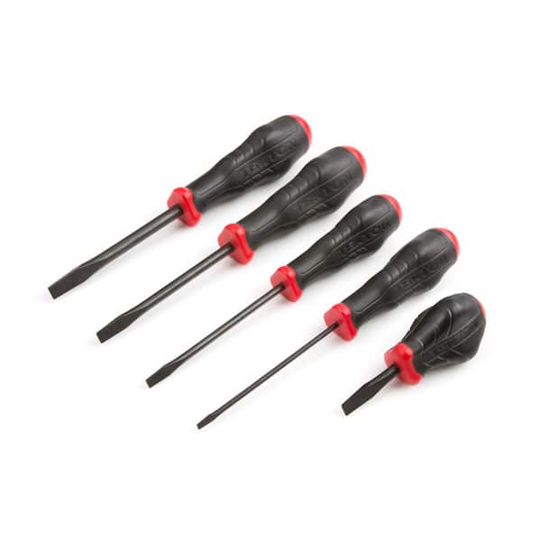TEKTON Slotted Screwdriver Set (5-Piece)