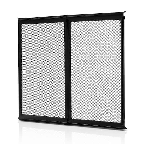 RV Screen Door Protector, 22.5 x 20 in. Door Grille, Easy to Install and Breathable, Aluminum Alloy, Black, 2025 Update