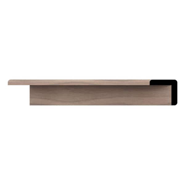 Ekena Millwork WM205 1.13 in. D x 1.13 in. W x 96 in. L Wood (Walnut) Corner Moulding