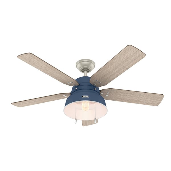 ◆lemohoney03◆ Hunter Mill Valley 52 in. LED Indoor/Outdoor Indigo Blue