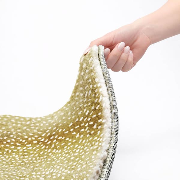 Dream Shag Premium Machine Washable Abstract ADS44 Gilded 8 ft. x 8 ft. Round Rug