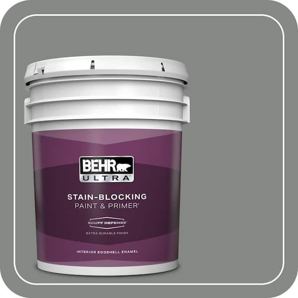 BEHR ULTRA 5 gal. #710F-5 Valley Hills Extra Durable Eggshell Enamel Interior Paint & Primer