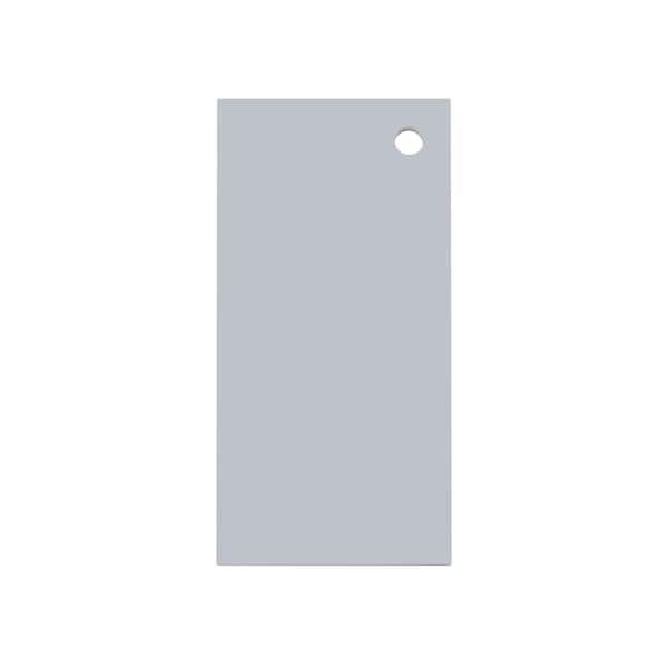 Milton 3 in. W x 0.19 in. D x 6 in. H Cabinet Color Sample in Light Gray