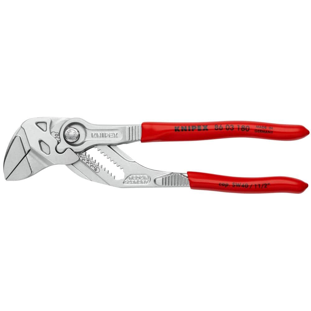 UPC 843221000103 product image for Heavy Duty Forged Steel 7-1/4 in. Pliers Wrench with Nickel Plating | upcitemdb.com