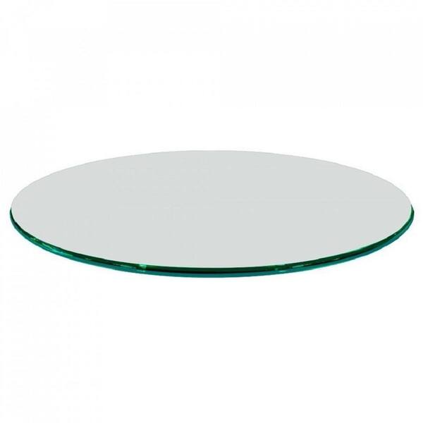 36 inch round tempered glass