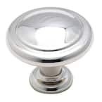 Allison Value 1-1/4 in (32 mm) Diameter Polished Chrome Round Cabinet Knob
