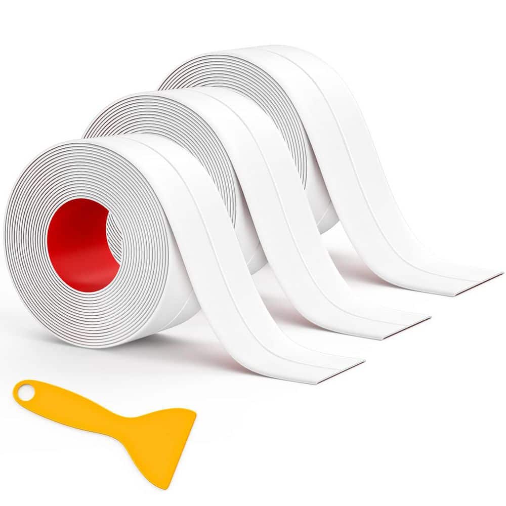 1.5 in. x 10.5 ft. Caulking Sealant Tape for Kitchen, Bathroom, Sink, Shower, Bathtub and Toilet Edge Protection(3-Pack) price history on PriceWatchPro