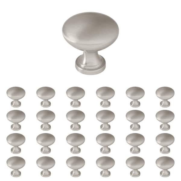 GlideRite 1-1/8" Dia Round Snowflake Cabinet Knob Oil - View #2