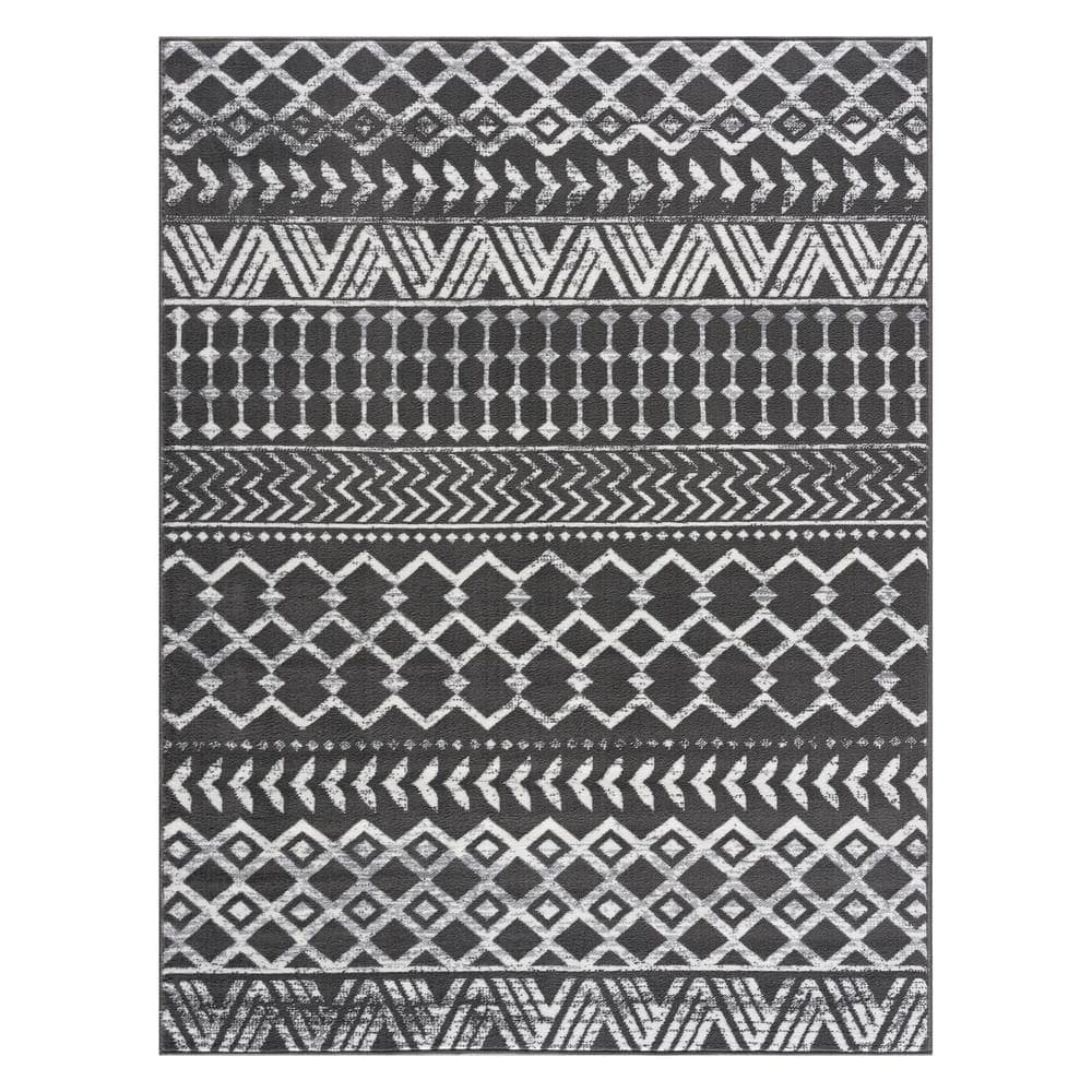 CAMILSON Machine Washable Area Rugs with Non Slip (Anti-Slip) Backing for  Living Room Bedroom, Distressed Vintage Washable Rug 8x10, Stain and Water