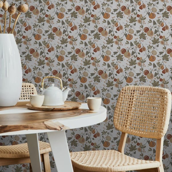 Transform Figgy Tree Orange Peel & Stick Wallpaper