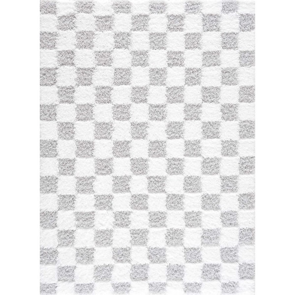 Atira 8 ft. X 10 ft. Light Gray/Cream Area Rug