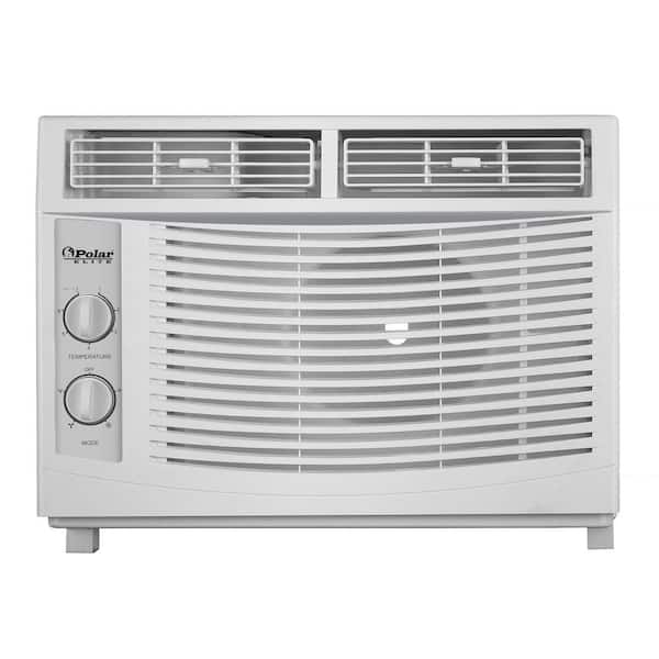 5,000 BTU 115 Volts Window Unit Cools 150 sq. ft. with Washable Filter in White