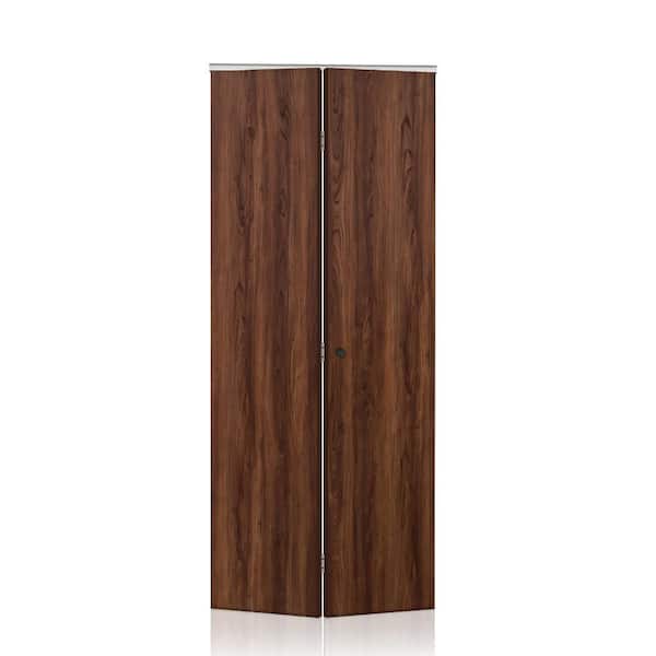 ウォールナット CALHOME 32 in. x 80 in. x 3/4 in. Solid Core Walnut Composite