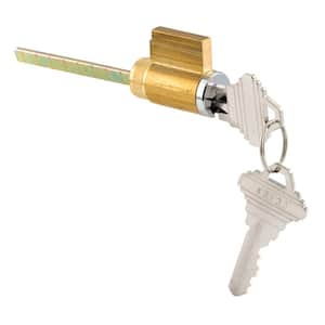 Cylinder Lock, 1-1/4 in., Schlage Shaped Keys