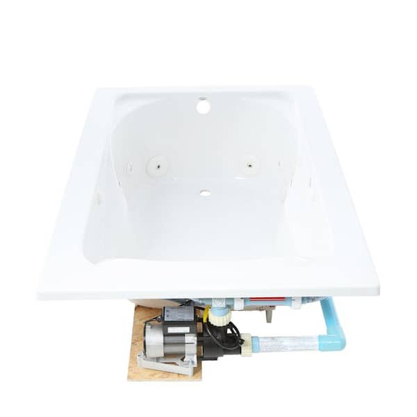 American Standard Evolution 2771VC.020 60 in. Whirlpool Bathtub, White