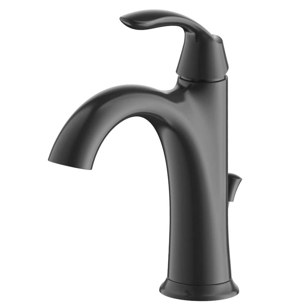 Fontaine by Italia Arts et Metiers Single Handle Single-Hole Bathroom  Faucet with Drain in Matte Black MFF-AMC1-MB - The Home Depot