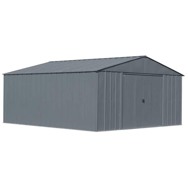 Arrow Classic Storage Shed 14 ft. W x 14 ft. D x 7 ft. H Metal Shed 196 sq. ft.
