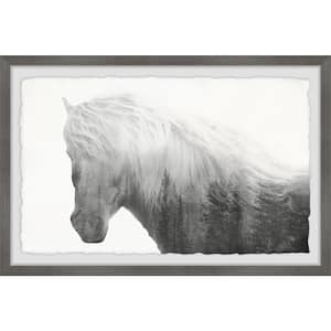 Dramatic Horse" by Marmont Hill Framed Animal Art Print 24 in. x 36 in