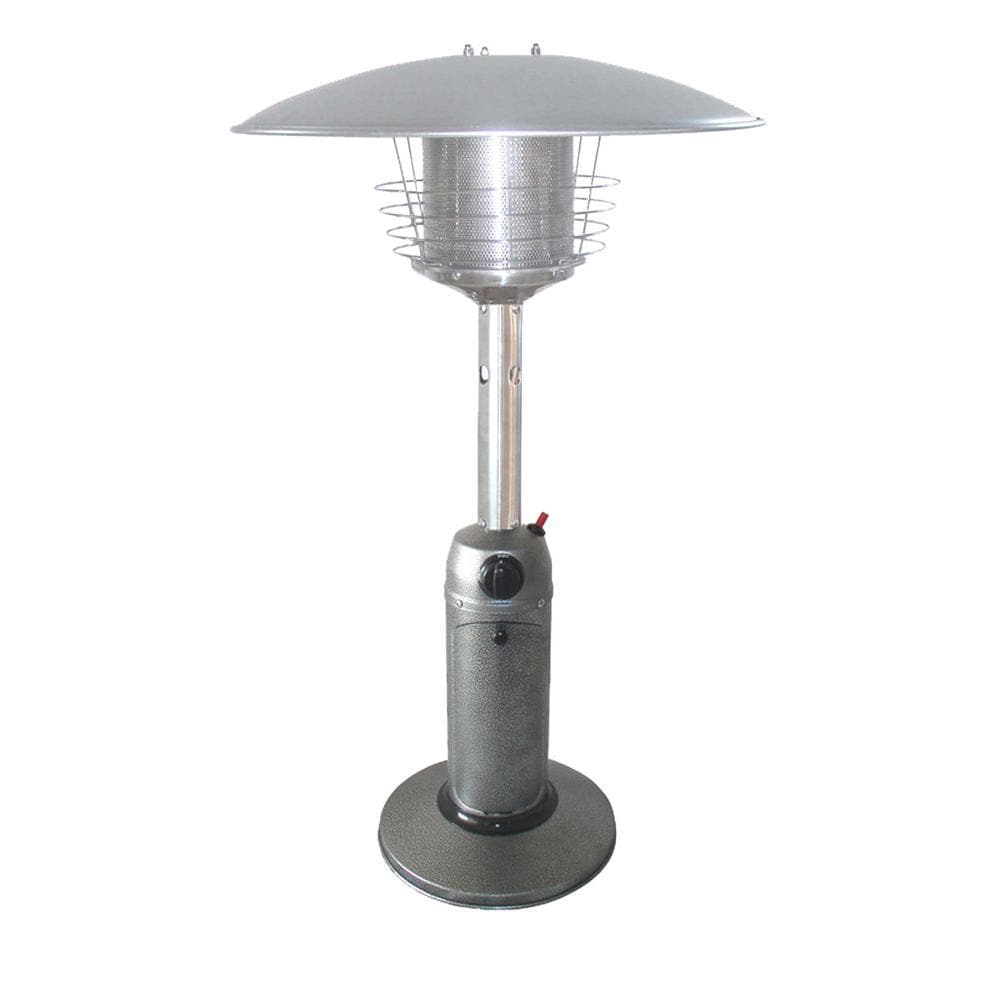 AZ Patio Heaters 11,000 BTU Portable Hammered Silver Propane Patio