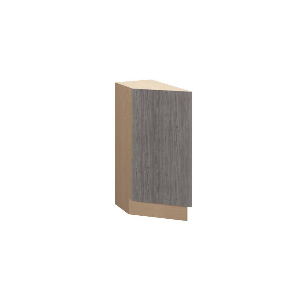 Saratoga Slab 12 in. W x 34.5 in. H x 24 in. D in Greywood Plywood Assemble