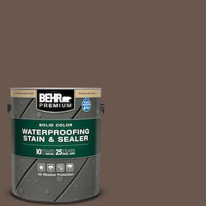 1 gal. #PPU5-02 Aging Barrel Solid Color Waterproofing Exterior Wood Stain and Sealer